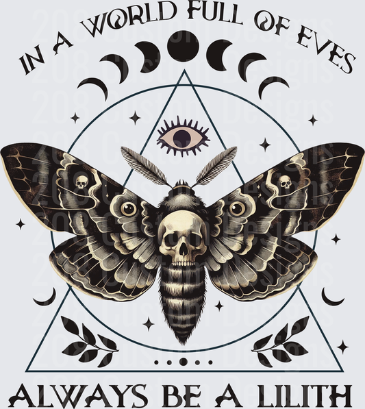 In A World Full Of Eves Always Be A Lilith Death's Head Moth