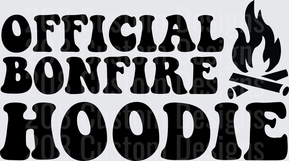 Official Bonfire Hoodie with Campfire Icon