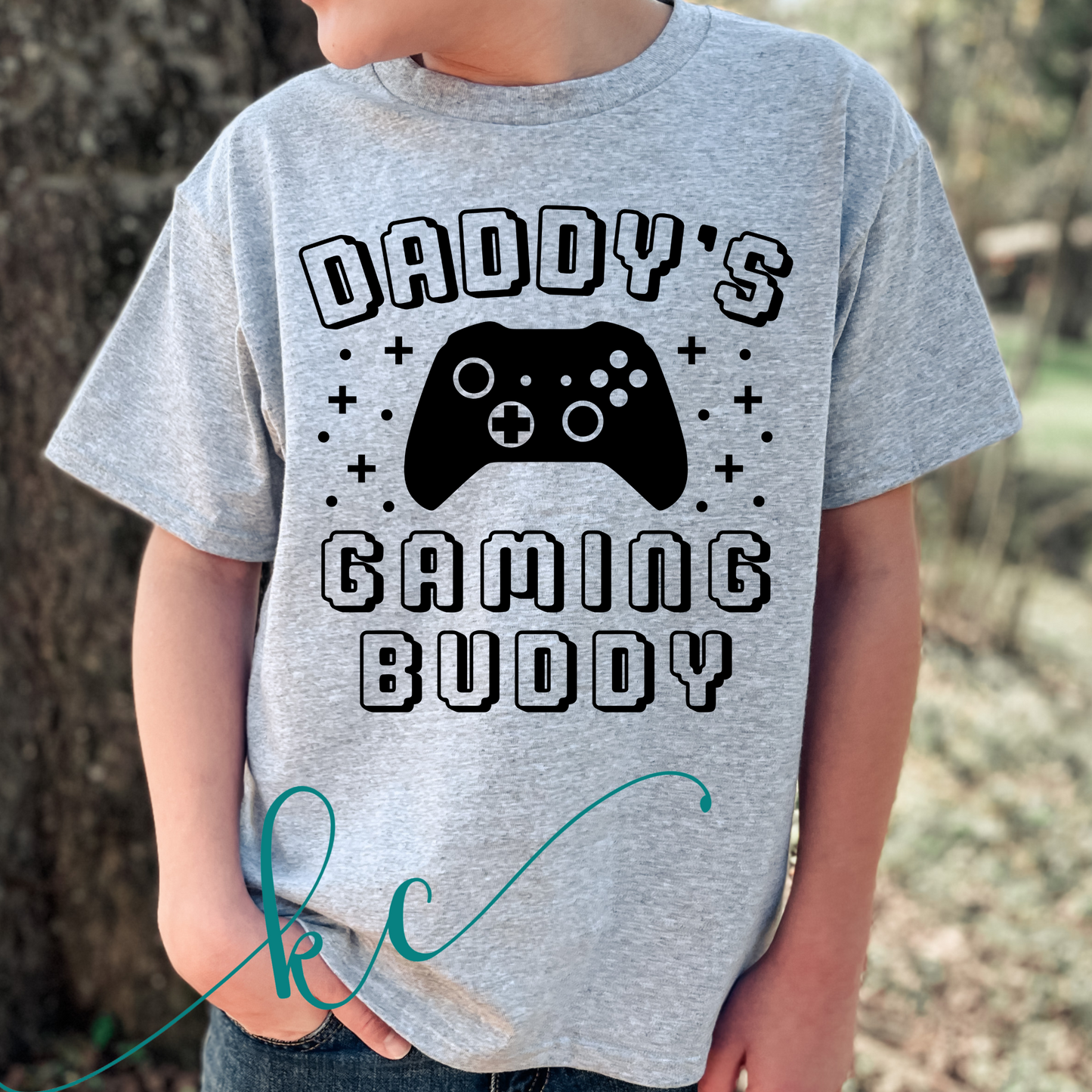 Daddy's Gaming Buddy DTF Transfer